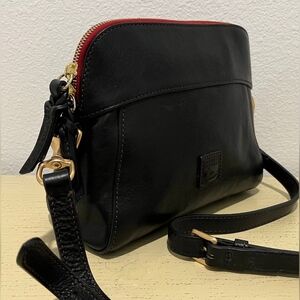 Dooney & Bourke Black Florentine Leather Cameron Crossbody NWOT